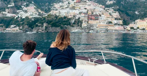 Sorrento boat tour to the Amalfi Coast passing the Punta Campanella Marine Reserve